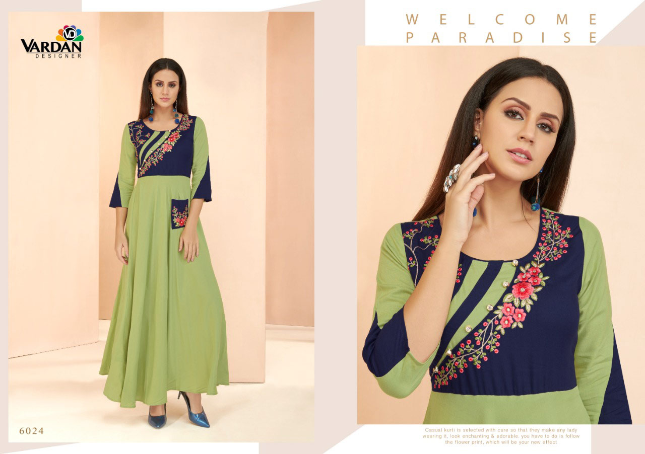 Vardan Gulnaaz Vol 3 Rayon Designer Long Gown Vardan Gulnaaz Vol 3 Rayon Designer Long Gown